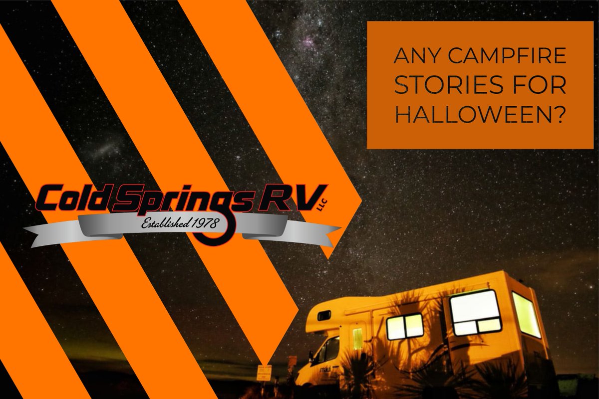 ColdSpringsRV's tweet photo. "The moon has awoken with the sleep of the sun, the light has been broken, the spell has begun..." #Halloween #coldspringsrv #scarycampers https://t.co/opPezP3Eog