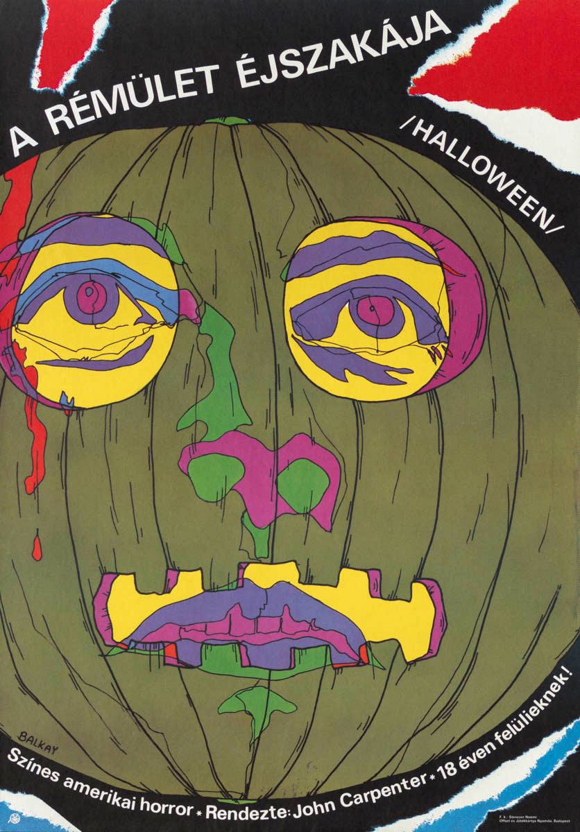 PosterBoysShow's tweet image. It’s a happy HALLOWEEN episode of The Flat File over at patreon.com/theposterboys, where we’re looking at posters for John Carpenter’s 1978 classic, including this iconic one-sheet by Bob Gleason for B.D. Fox and these sheets from Hungary, Yugoslavia, Hungary, and Japan. 🔪