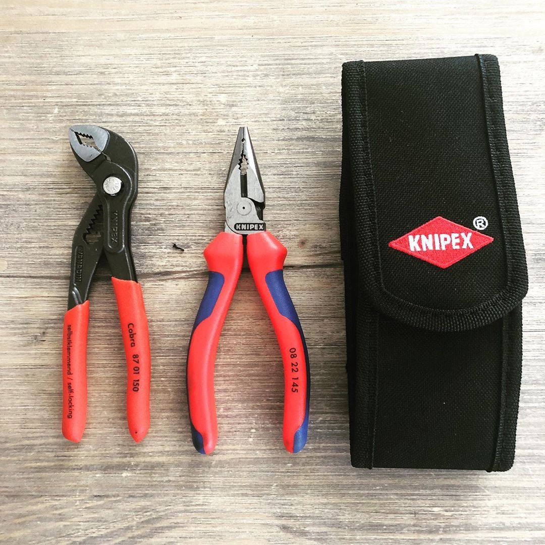 Knipex Mini Pliers Set in Belt Tool Pouch