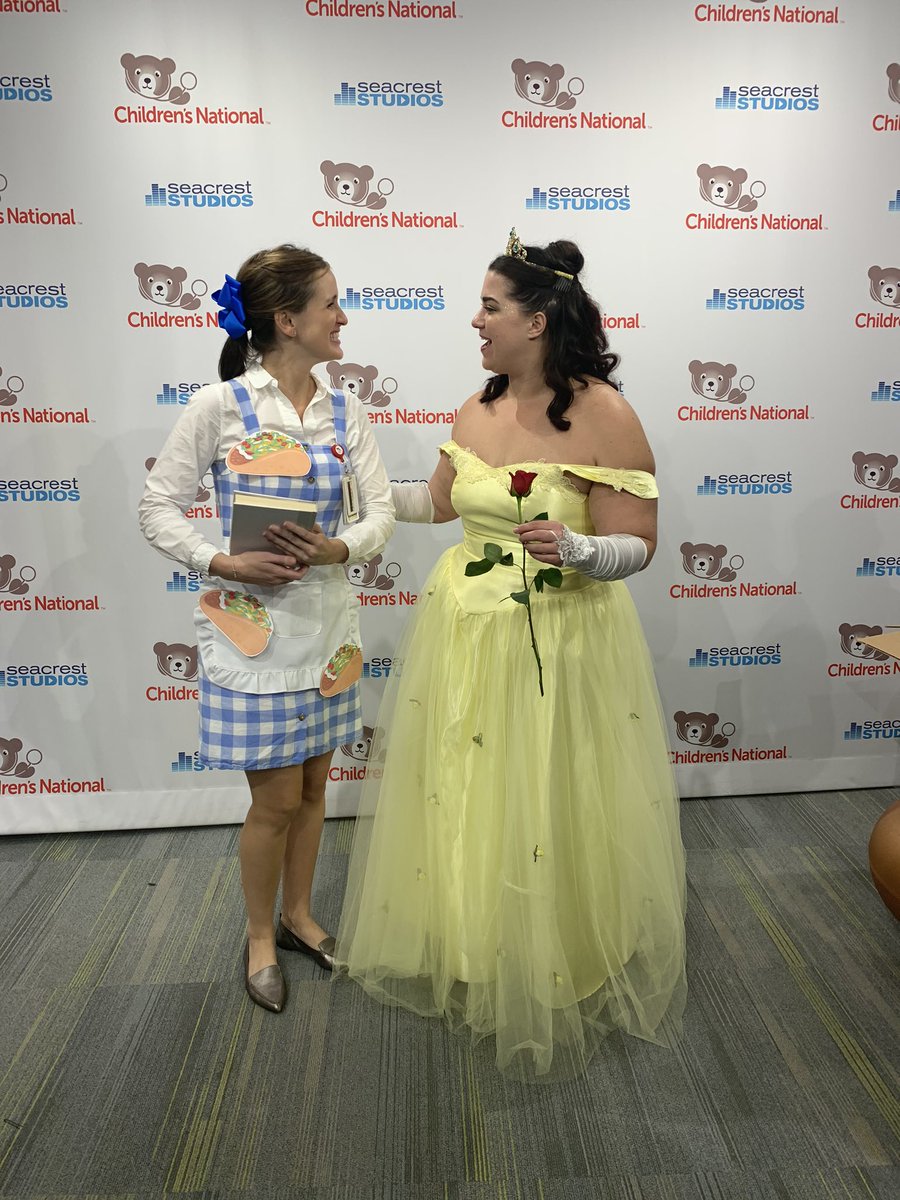 ChildrensNatl's tweet photo. That moment when Princess Belle meets TACO Belle... 😂 ❤️
#halloween2019 #holidaysatchildrens #stealabase #stealataco https://t.co/z2aOkYyAxB