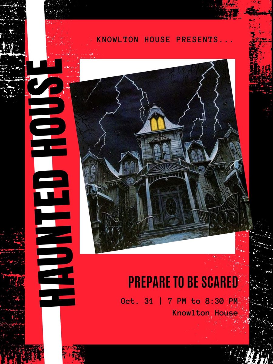 CC_Admission's tweet photo. Happy Halloween everyone! Looking for something to scare you besides midterms? Come to Knowlton house tonight from 7pm - 8:30pm for a Haunted House! https://t.co/92Eteiknwq