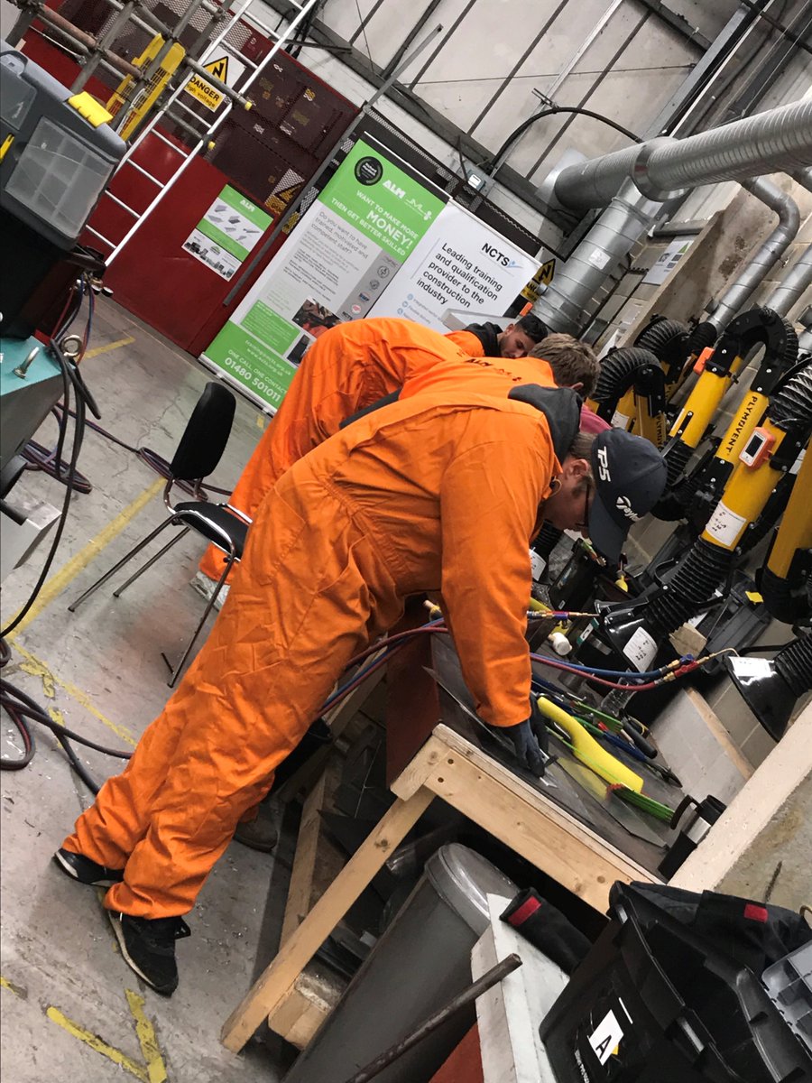 NCTS_2017's tweet photo. Take a look at some of the photos from Basic Lead Welding &amp; Bossing course from last week. https://t.co/jdLYt1sKvY