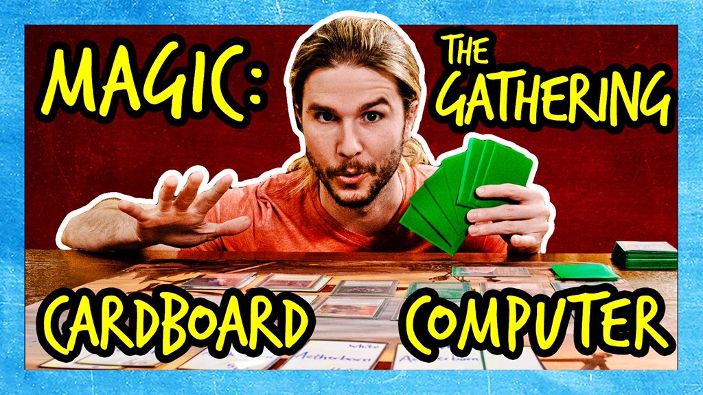 Sci_Phile's tweet image. Magic: The Gathering is so complex that you can build a COMPUTER inside a game. So I did. NEW VIDEO now up on @becausescience, feat. @commandcast!