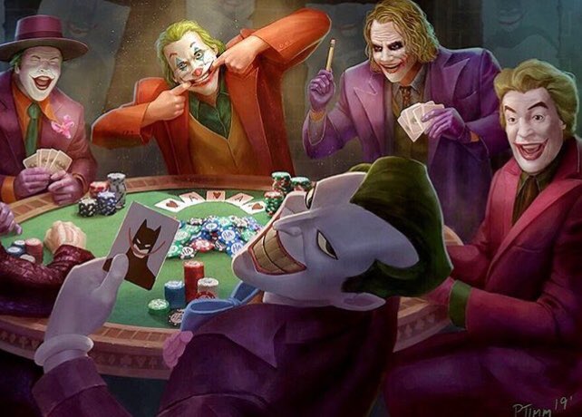 Heathledger08's tweet photo. Happy Halloween 🎃 #halloween2019 #HappyHalloween #HeathLedger #JoaquinPheonix #Joker #JokerMovie #Batman #TheJoker https://t.co/gEIi4yNu8j
