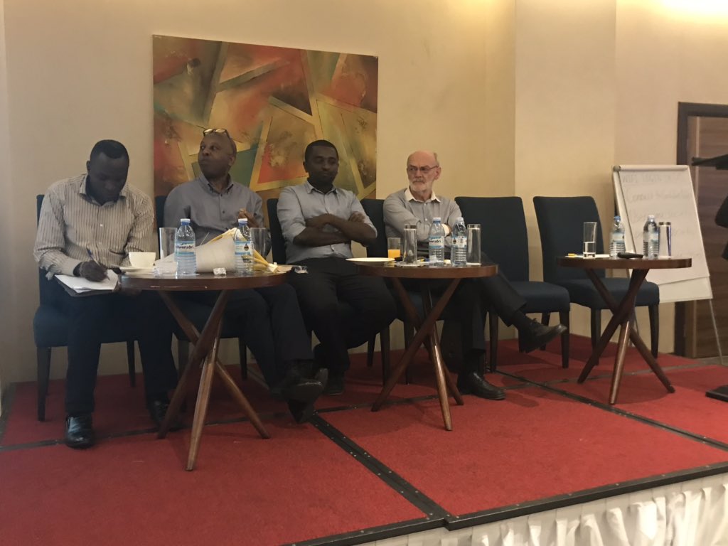 UgArchSociety's tweet photo. #buildingwithsteel happening now at Golden Tulip Hotel #CPD #architecture @Arch_KE @mark_olweny @TNedala @architectandre @cnamagulu @MarylynMusyimi @kaigu55 @ArchSsinab @ARBUganda @UIA_Architects @Comarchitect @LOketcho @AhumuzaNobert @Pres_UgArchSoc @ArchRegBoardUg @ntvuganda https://t.co/4mR44e7Jau