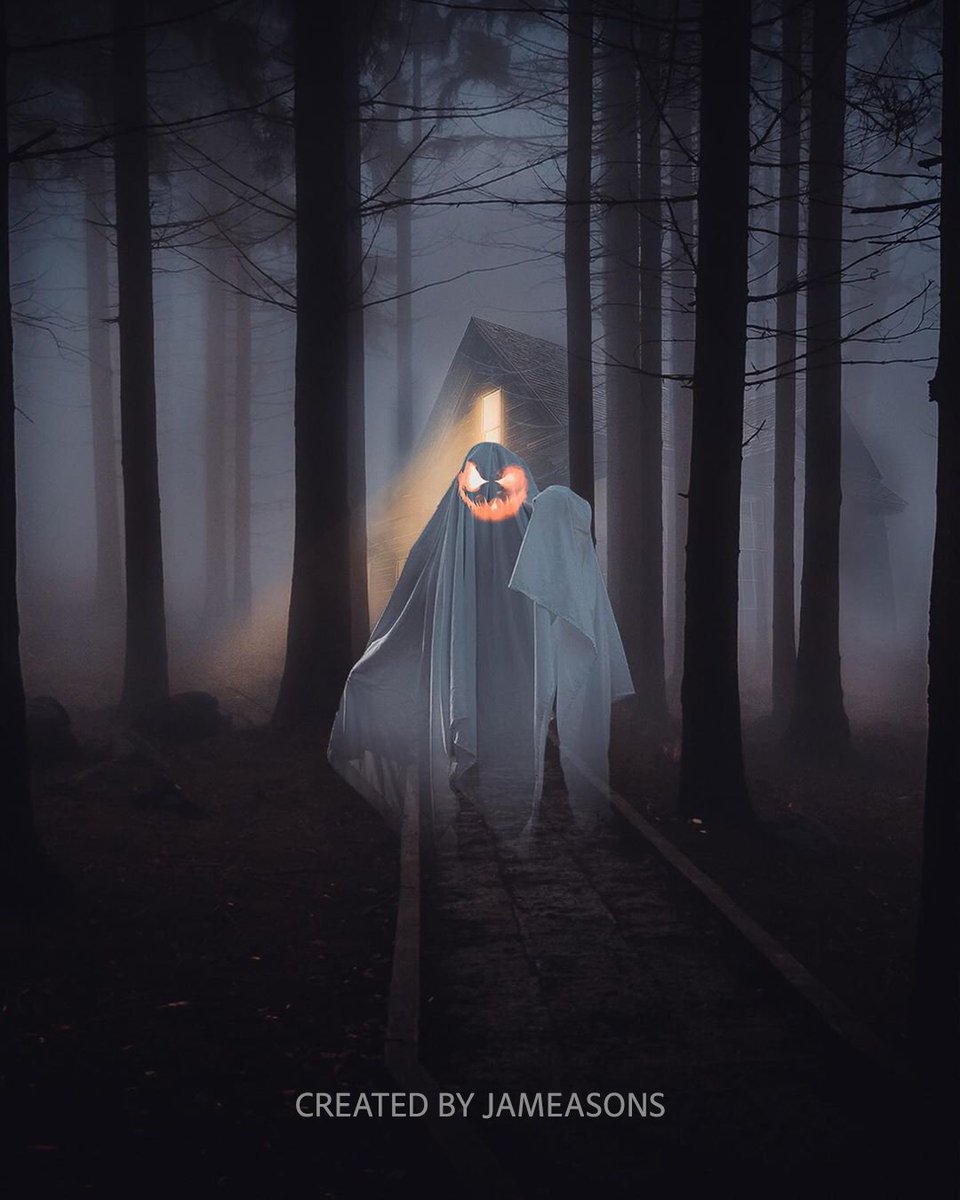 Photoshop's tweet photo. Calling all ghosts, ghouls & creative souls! Today's the day – Happy #Halloween.
We've got one final prompt for our daily #Photoshop challenge: GHOST 👻
So, create whatever "ghost" inspires in you, and tag your images with #HocusPhocus: https://t.co/nzKLzV3nkC
📷: Jameasons https://t.co/dfTux02IA1