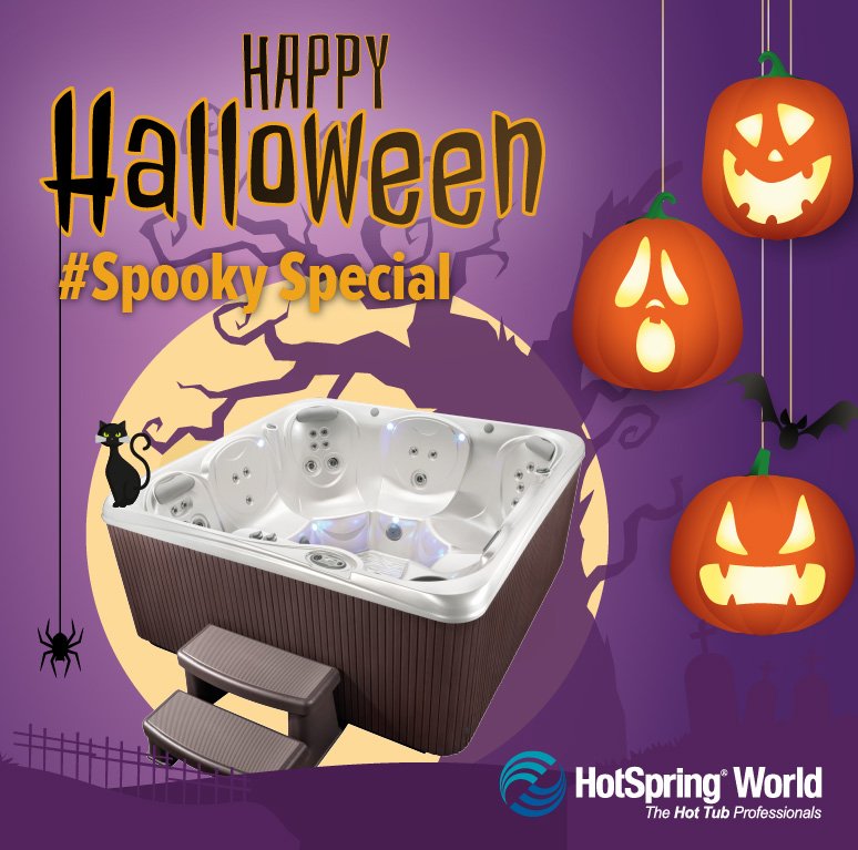Enjoy #Halloween with a #Spooky Special this week! Thurs 31st - Sat 2nd.

A wonderful Hot Spot Relay is ready for you! Great Hot Tubbing all year round, fab #hydrotherapy #jets &amp; awesome #energy efficiency. #So Good!

Come &amp; say hi in your local showroom

bit.ly/2BYJ6eL
