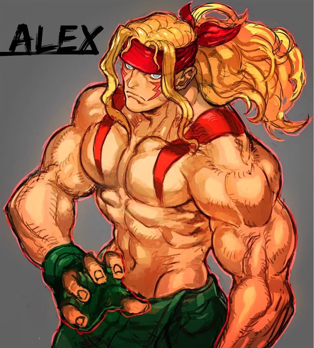 #お前が描いた格ゲー男子を見せろ
さいきんの 