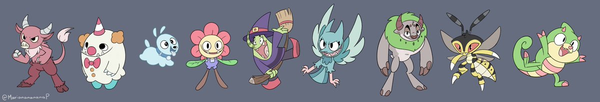 MariananananaP's tweet photo. Pequeña actividad que me propuse acabar para Octubre, crear un monstruo por cada día de Octubre, ayudo mucho para la ansiedad.

HAPPY HALLOWEEN!! 🎃👻

Thanks 
@explodingcrayon
 for the list! ❤️ It was really fun!

#cryptpals #halloween2019 #Halloween #characterdesign #monsters https://t.co/Vlg2i5Ssuq