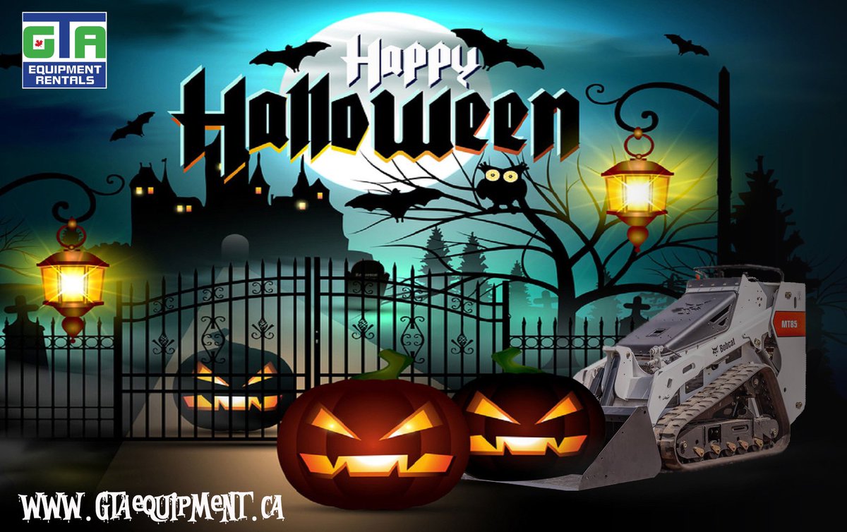 GTAequipment's tweet photo. Happy Halloween! .
.
.
#halloween #bobcatequipment #mt85 #loader #bobcatloader #equipmentrental #gtaequipment #gtaequipmentrentals #constructionsite #oakvilleontario #oakville #spookyseason https://t.co/CnnWwe7EXi