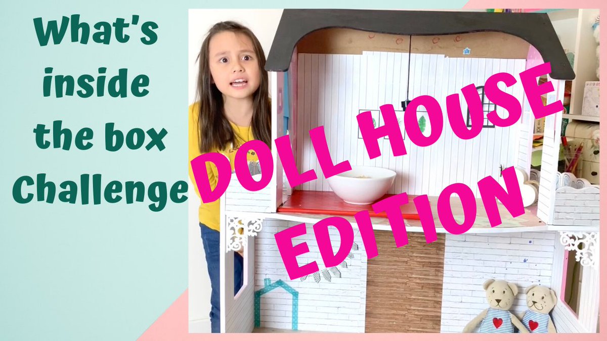 This was fun. Promise. 
What's In The Box Challenge l Doll House Edition with a TWIST!!! youtu.be/jWMlaFl9DSw