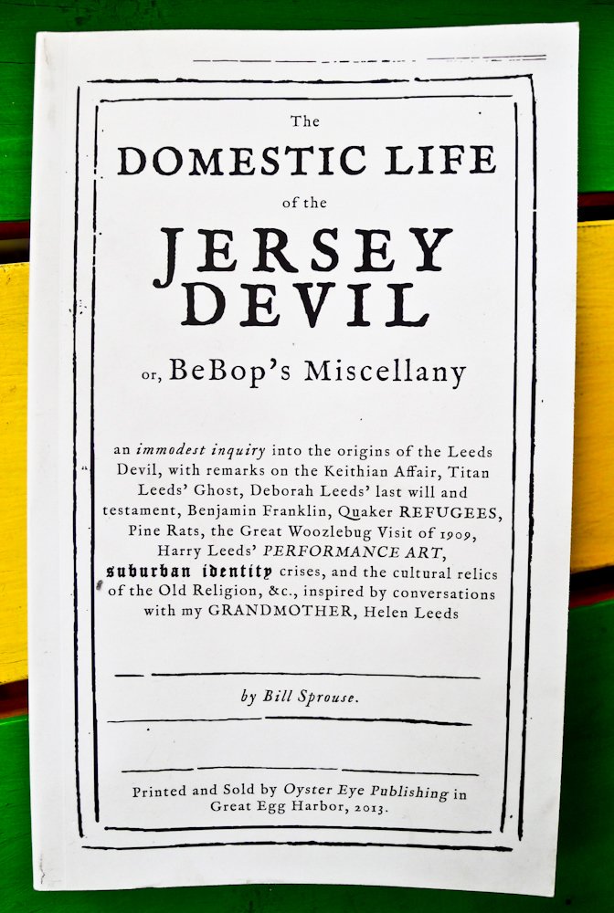 sprouserb's tweet photo. I published this handsome object 6 years ago on Halloween and haven't shut up about it on Twitter since. Please consider buying a copy so I can achieve solace.

#jerseydevil #selfpublishing #amwriting https://t.co/O88v4f26UY