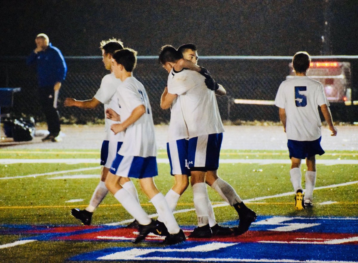 LHS__Sports's tweet photo. Cowboys top Wamogo 3-1 in an emotional win. A HUGE 👊 thank you to Nonnewaug for allowing these teams to compete on their turf. #rivalnight https://t.co/KGrIrONRUV