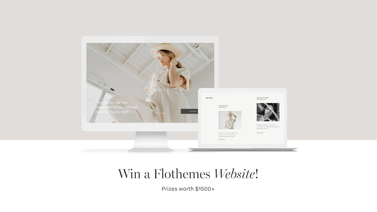 flothemes's tweet photo. Weโre kicking off a HUGE GIVEAWAY with 3 sweet prizes!
Enter to win a gorgeous new website design + setup help!
Enter here: https://t.co/pCMxGqCKcy
#giveaway #winawebsite #websitedesign #wordpressthemes https://t.co/2vI8p63faZ