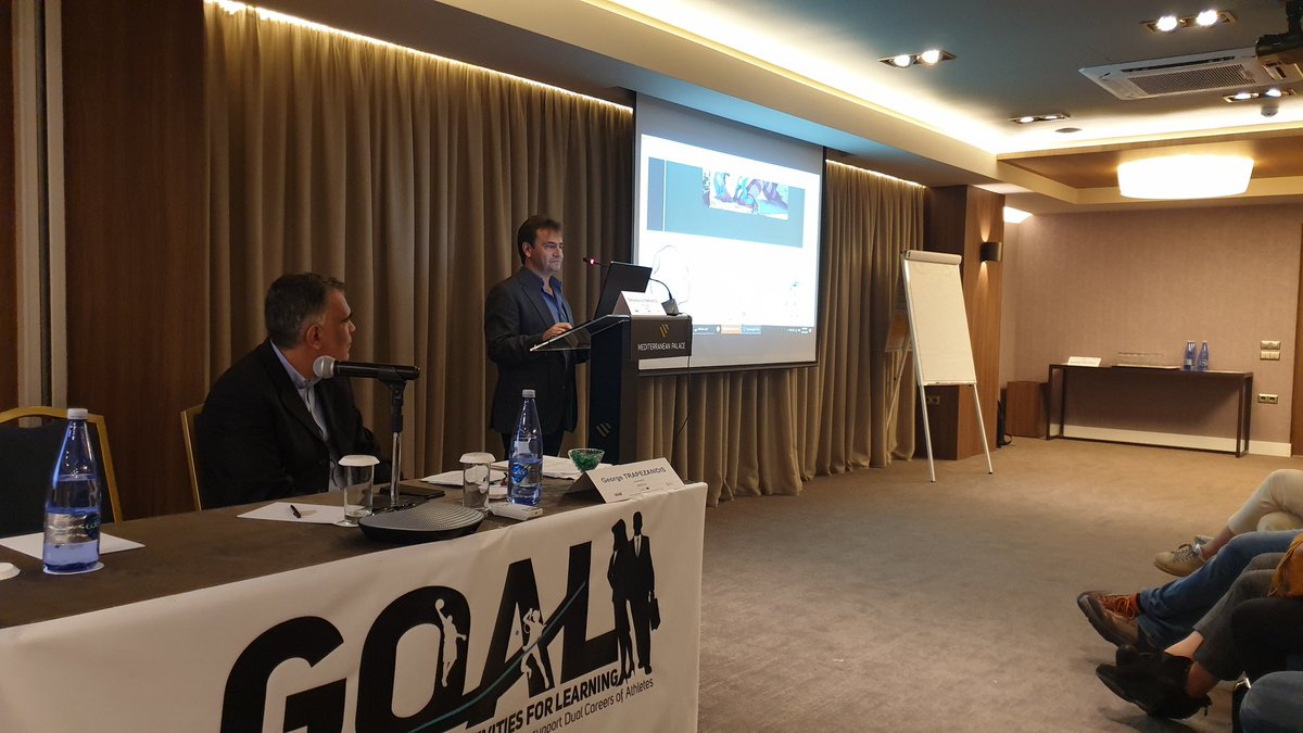 GOAL_Project_'s tweet photo. Final Event&amp;Conference Event:

2.1. Personal Experiences:
》@NanaSoaps Nana Zitrou (Swimming)
》@Alfreyes14 Alfonso Reyes (Basketball)
》@Sergioalonso_13 Sergio Alonso (Futsal)
》Dimosthenis Tampakos (Gymnastics)

#GOAL_EplusSport
@EUErasmusPlus
@EuSport https://t.co/kEjSIQgZEM