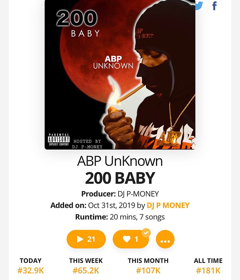 ABPunknown's tweet photo. 🗣Turn Up DJ P-Money❗️🔥❗️ ... I Need Everybody To Go On ( https://t.co/fChWBwEo4A ) RIGHT NOW and Run Them Numbers Up 🚀 .... That DJ Version Out RIGHT NOW❗️❗️❗️❗️❗️ It’s #ABP All Boutta Profit in These Streets 💰 #200Baby #Ville #CarolinaShit #ApplyingPressure • Link in Bio • https://t.co/ujm1yD1H8s