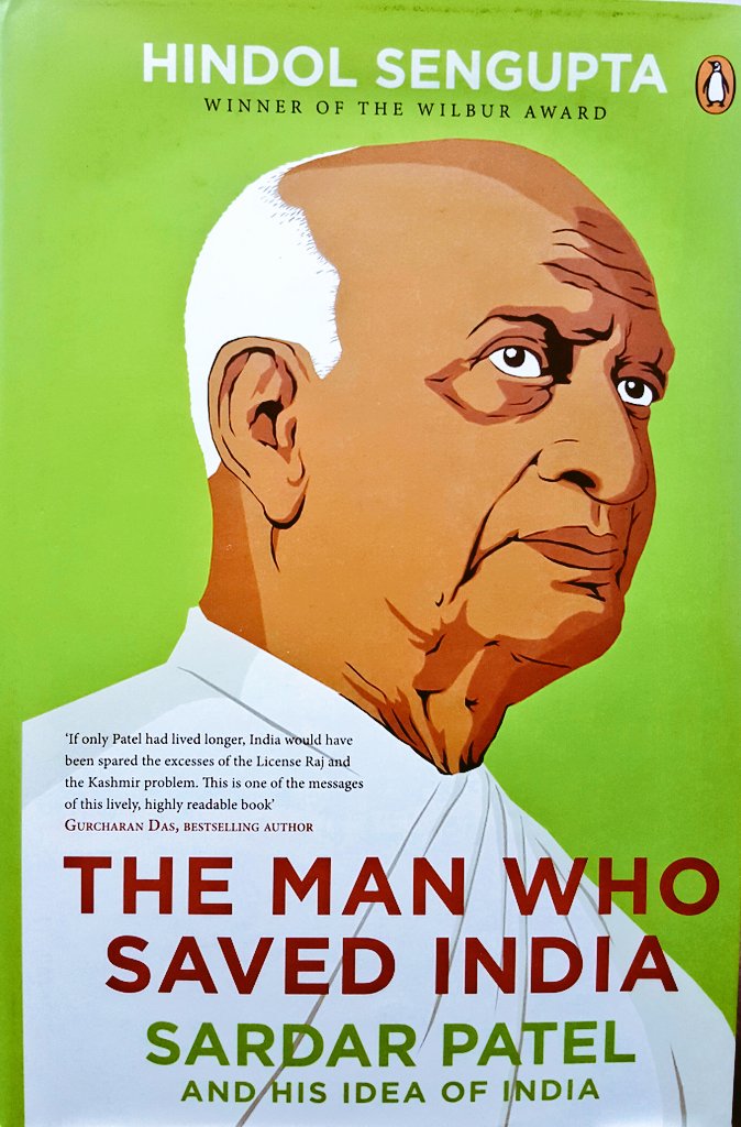 OhhooIndia's tweet photo. On the Birthday of Sardar Patel, we recommend the readers a well researched book on his life, #TheManWhoSavedIndia written by @HindolSengupta 🙏
#SardarVallabhbhaiPatel #Recommended #book #IronManofIndia @PenguinIndia https://t.co/fPnGUIshsZ