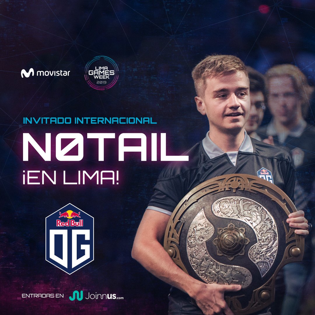 OGesports's tweet photo. ¡Hola Perú!

Our captain and flower @OG_BDN0tail will attend Lima Games Week in December.

Enjoy this unique chance to meet the GOAT himself!

#DreamOG https://t.co/dB4nJnfOLf