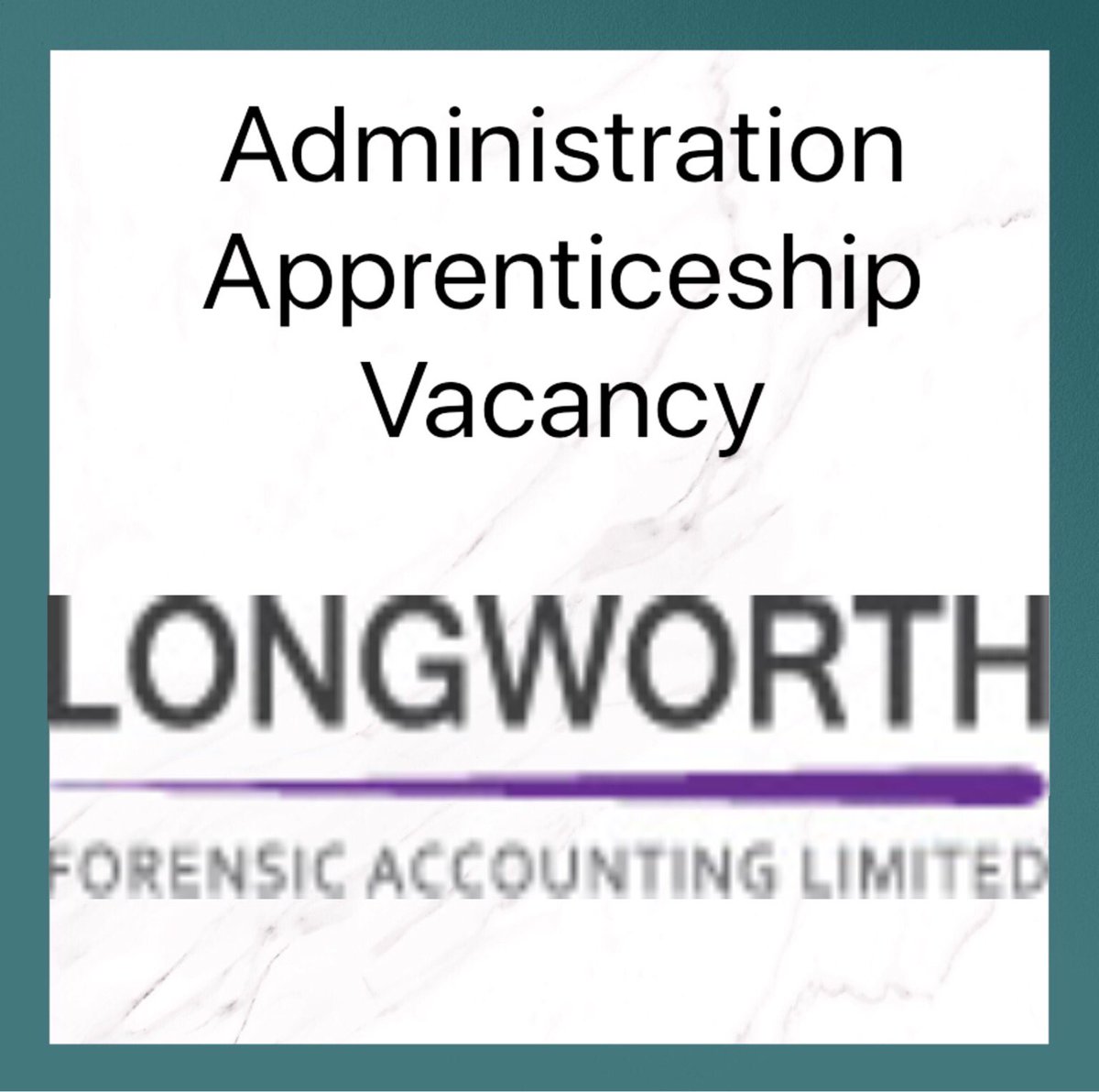 ⭐️ APPRENTICESHIP VACANCY 

Longworth Forenic Accounting are looking to take on an Administration apprenticeship to support the team 

Click on the link to apply findapprenticeship.service.gov.uk/apprenticeship…

🔷CONTACT: ella@assettraining.co.uk or CALL 0151 933 6393 for more information 📲💻