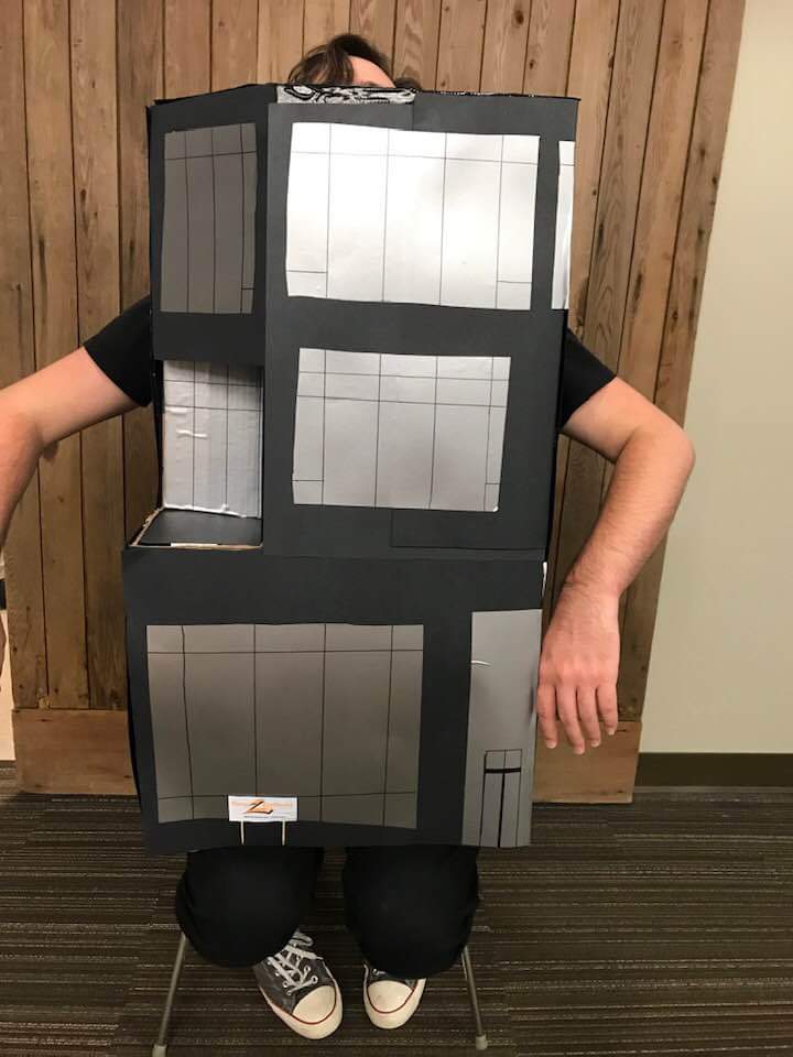 genemueller's tweet photo. Time's up...son Matt @aManAboutFilm Mueller went to his @onmilwaukee Halloween costume party as...Milwaukee alderman Tony Zielinski's new Bayview home. #architecture #blendsrightin https://t.co/OIANbZZjER
