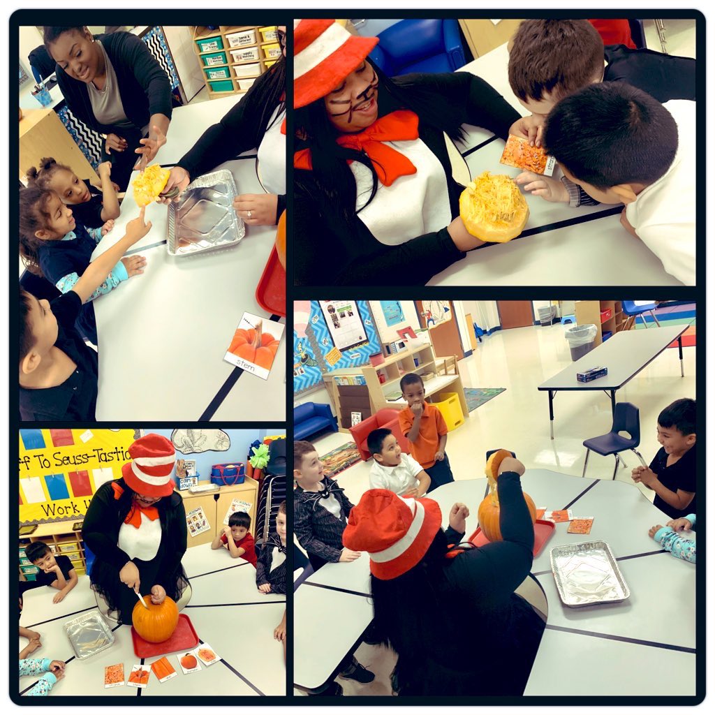 iamCrystalKing's tweet photo. This week we’ve been learning about Pumpkins. Today I carved a Pumpkin to show all parts of a Pumpkin. 🎃 #ECSERocks #AustinGoing4Gold #FW2 https://t.co/rjjMmTduhL