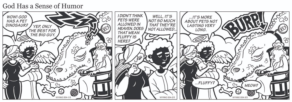 I've got a fierce friend who spent some time “upstate.”
🦖😇

<a href="/Relentless_Rex/">Relentless Rex 🦖</a> #tasty #catch #inktober #dino #GodHasASenseOfHumor #inktoberday30 #inktober2019 #halloween #happyhalloween #halloween2019 #art #drawing #illustration #artist #God #digitalart #comic #humor #comics #ink