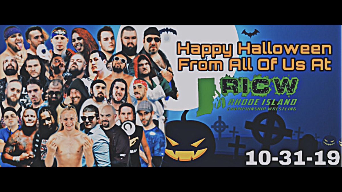 OfficialRICW's tweet photo. HAPPY HALLOWEEN FROM RICW! https://t.co/qRyRwQuKMW