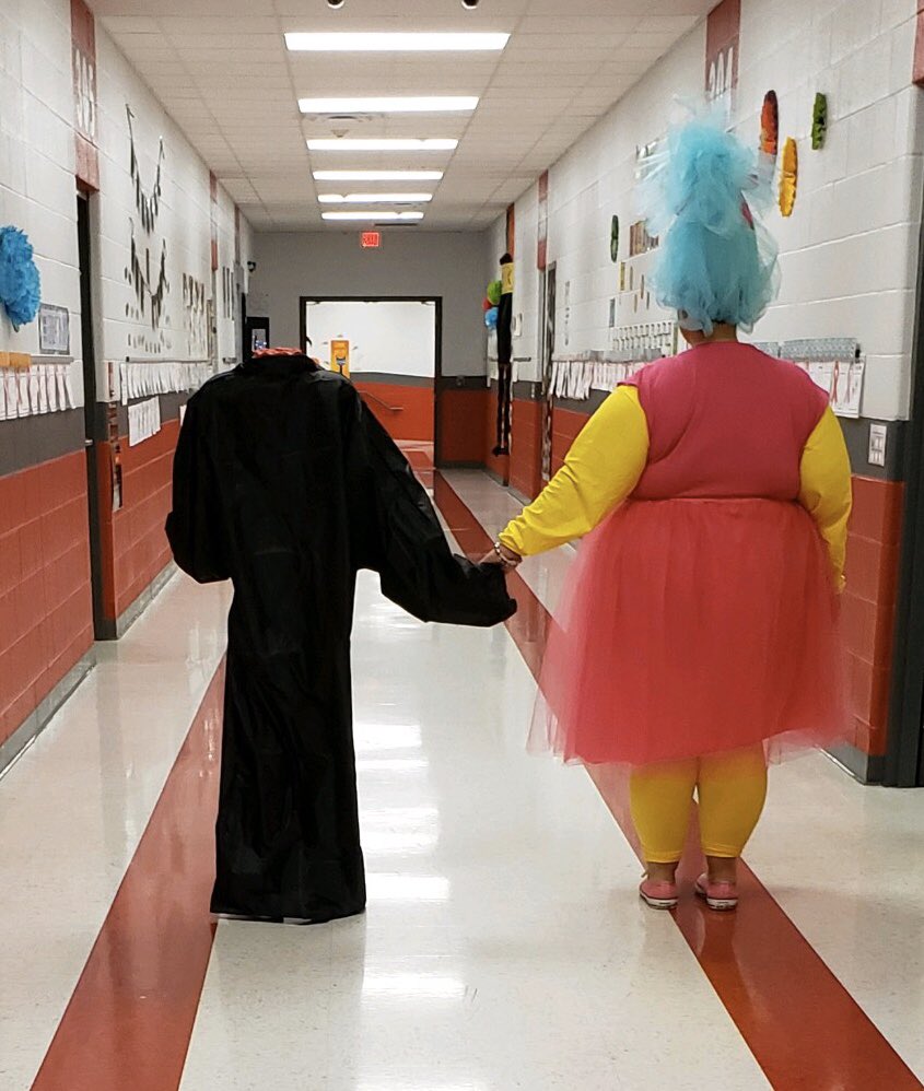 M87Chelsie's tweet photo. A Teacher takes a hand, opens a mind, and touches a heart, even if it doesn’t have a head... #WeAreRCSTN #MrsChelsiescrew https://t.co/k2sRBXqr3C