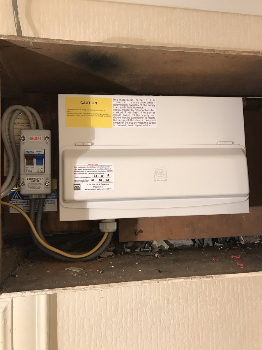 Some remedial works to a recent EICR carried out to bring this installation upto a Satisfactory condition. #eicr #electrician #ElectricalTesting #electricalworks #electricalsafety