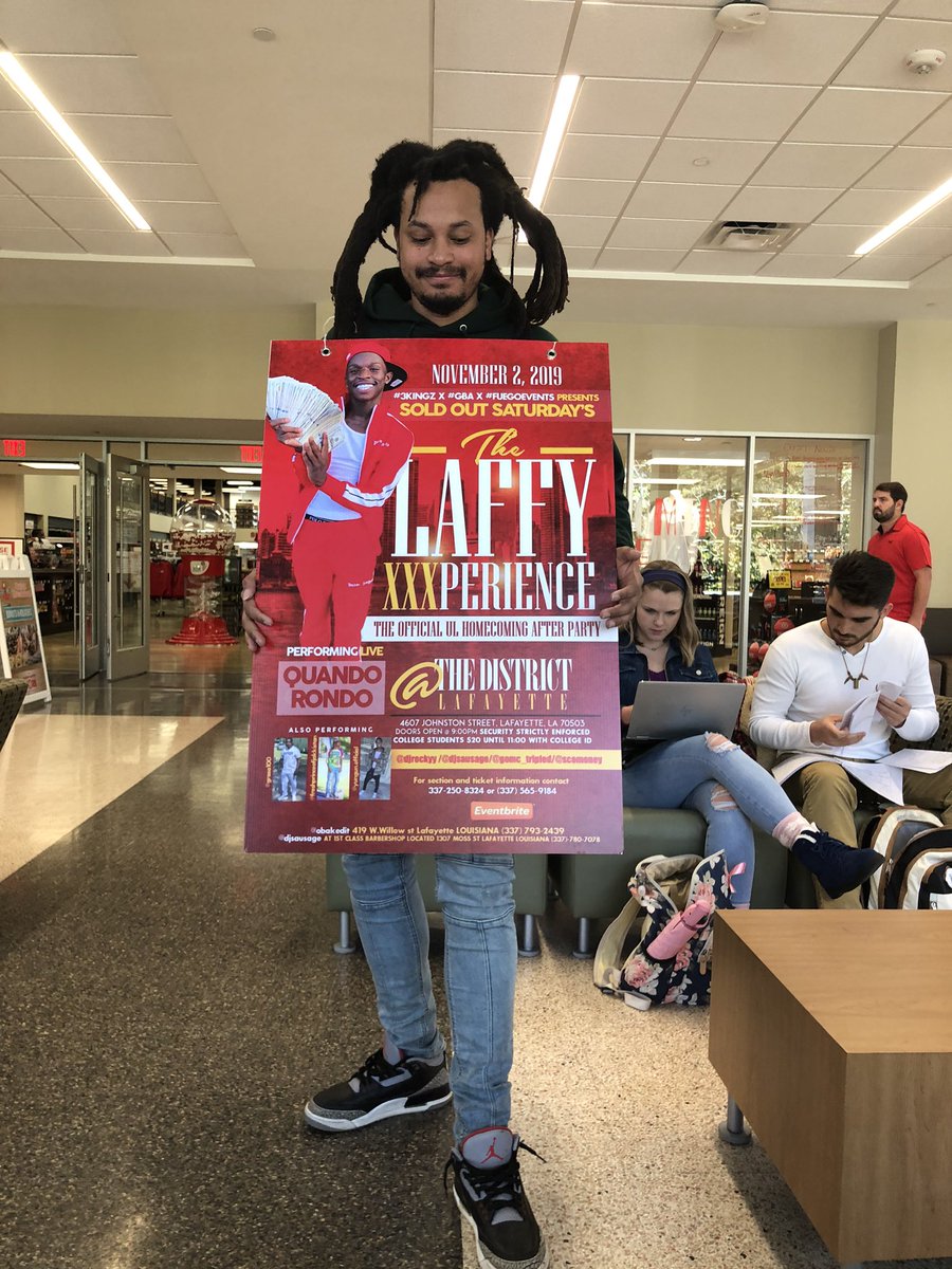 _fahfay's tweet photo. 🌶🌶🌶UL Homecoming🌶🌶🌶

———-Quando Rondo LIVE————

Saturday November 2ND 
@ 4607 Johnston St

#TheLaffyXXXperience 
#TheLaffyXXXperience 
#TheLaffyXXXperience 

$20 with College ID before 11 https://t.co/kQ67LQBndy