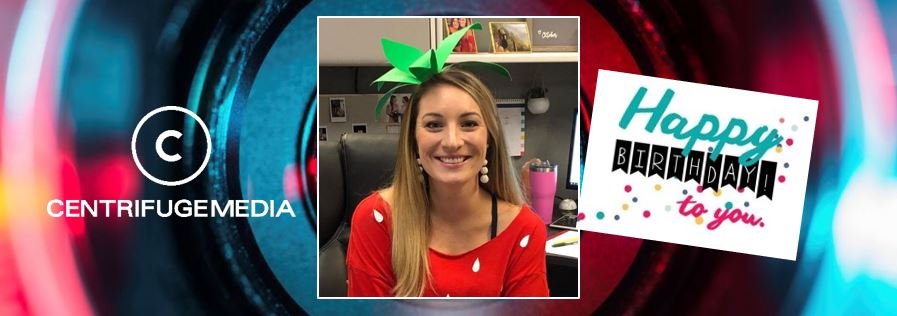 CentrifugeMedia's tweet photo. Happy Birthday to one of Centrifuge Media's brilliant Event Coordinator's, Jessie Burton! We hope you have a howling Halloween and a boo-tiful birthday today! #TodayWeCelebrateYou #HalloweenBaby #CentrifugeMedia #CreativeProductionAgency #WorkFamilyHope https://t.co/Iq71TSPxAg