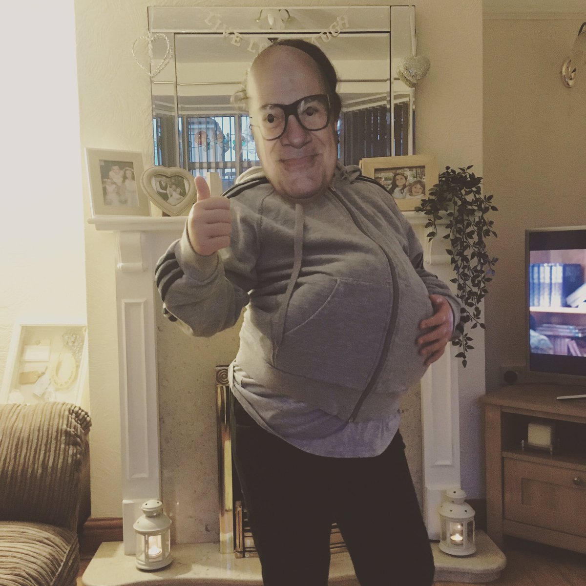 Happy Halloween 👻 ..my ten year old decided to go as #dannydevito of all the things to choose 😂🎃👻🎃 she is however a massive fan xxx