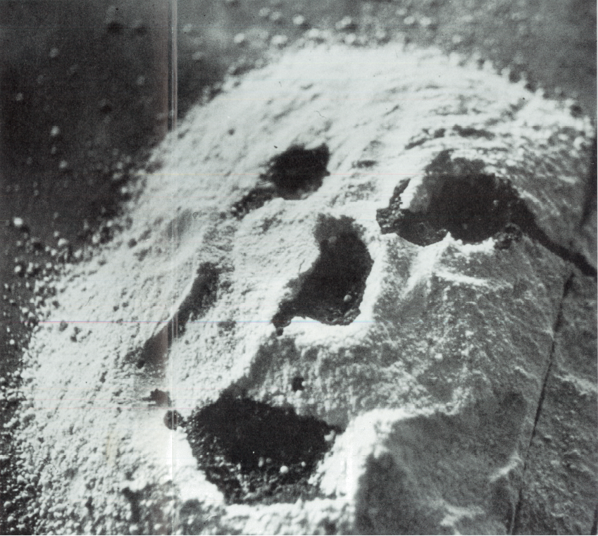 folk_horror's tweet photo. The #ghost photo that most freaked me out when I was younger reading books on the paranormal was this face, made by the Bromley poltergeist that haunted an allotment shed in the mid-70s @ScarredForLife2 #halloween2019 
More terrifying details here:
https://t.co/cG0tXgCJ8H https://t.co/qZ9VOkWJB6