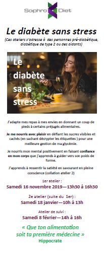SophroParis13's tweet photo. La combinaison de nos 2 métiers, sophrologie et diététique, permet de vs proposer des ateliers qui vous aideront à gérer avec sérénité un pré-diabète, un diabète de type2 en maintenant votre équilibre alimentaire et émotionnel +Renseignement en MP https://t.co/fZoq0VydFJ