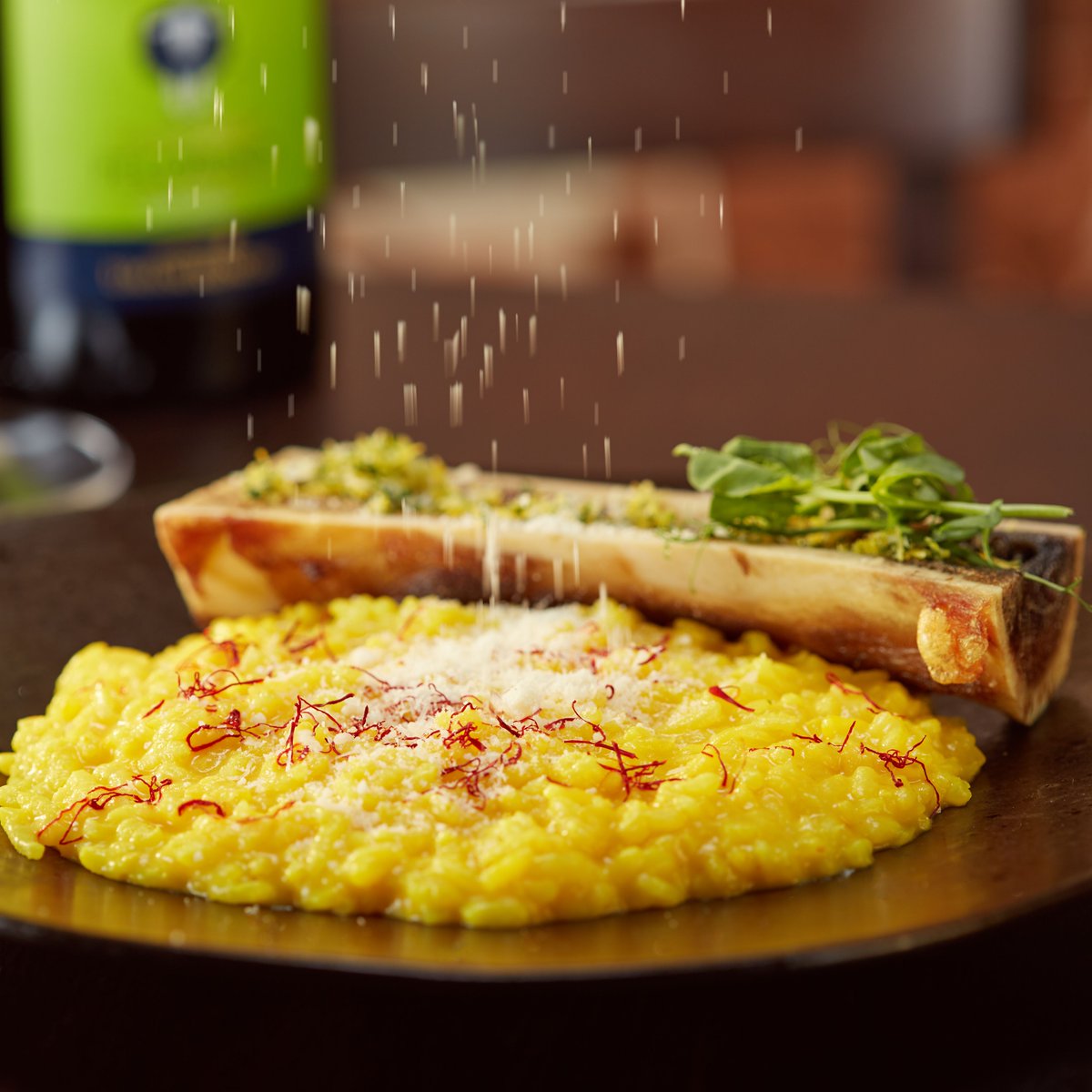 You can never have enough cheese. 🧀😉 Make sure you try our saffron risotto with a buttery bone marrow dressing. #Artisan