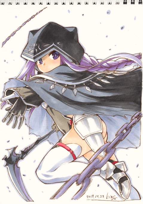 深夜にアナログラクガキ(60)
FGOのアナ。アニメで動いてると可愛さ倍率ドンでした 