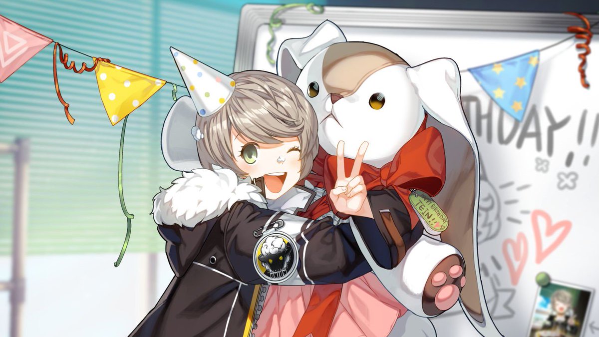 ClosersGame's tweet photo. Happy Birthday to the most positive member of the Black Lambs! Log in today to celebrate Misteltein's birthday with some cake! https://t.co/jqNr2oQGdM