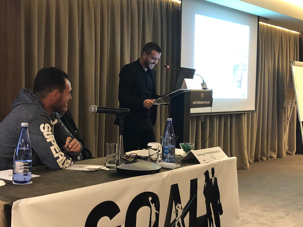 GOAL_Project_'s tweet photo. Announcement of GOAL Competition Winners. @YESforEurope project partner, Giving the prizes!! 
CONGRATS TO THE WINNERS!!!!
🥇🏆
#GOAL_EplusSport
@EUErasmusPlus
@EuSport https://t.co/Bm583AkAkr https://t.co/j5NJsV2VRL