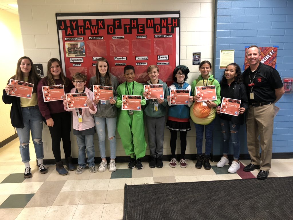 Congratulations to our Julian students of the month for October! They are being recognized for demonstrating the IB Learner Profile attribute of being “Open Minded”. They were recommended by their grade level team of teachers. Great job Jayhawks!
#julianworks #WeAreD97