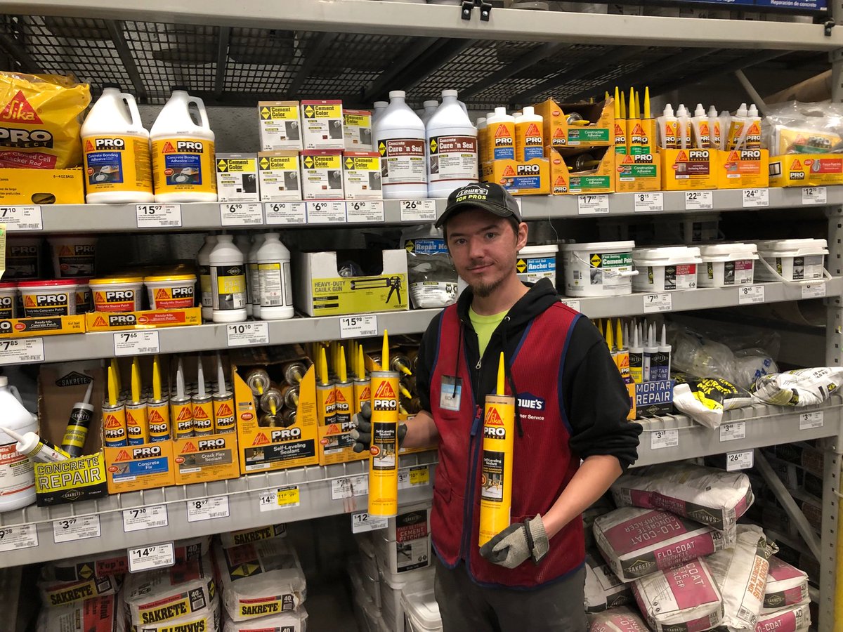 MarcJones33sika's tweet photo. I’m at Lowes Store 2372 Saugus MA PK’ing Nick a PRO Service Loader on the Benefits of using Sika Sealants for Gaps And Joints. I also informed him of all Sika products for Contractors and DIY home repair projects. Fix It Once before Wintet. https://t.co/SytBj6mTZN