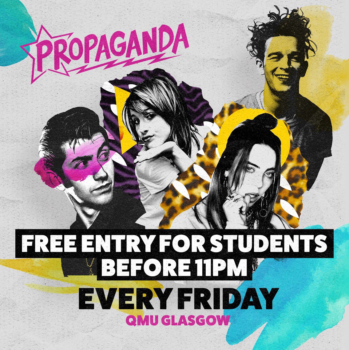 Tonight is just the start of the weekend! Join us tomorrow <a href="/QMUnion/">Queen Margaret Union</a> for Day Of The Dead!! FREE ENTRY for students before 11pm! ❤️ and the best drinks promos in town!!

#propagandaglasgow #qmu #indie #indierock