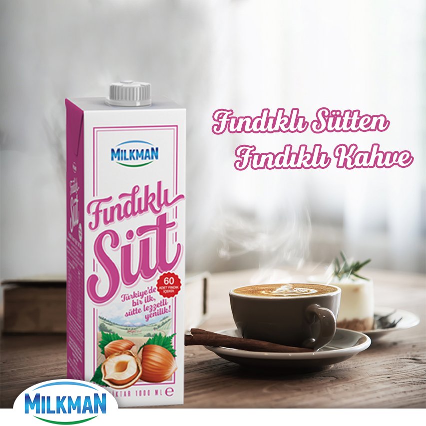 Milkman Fındıklı Süt ile fındıklı kahveler hazırlamak çok kolay!

#Milkman #TahinliSüt #MilkmanTahinliSüt #CevizliSüt #FındıklıSüt #MilkmanCevizliSüt #MilkmanFındıklıSüt #kahve #coffee #FındıklıKahve #Tahin #Süt #Sağlık #Sağlıklıiçecek