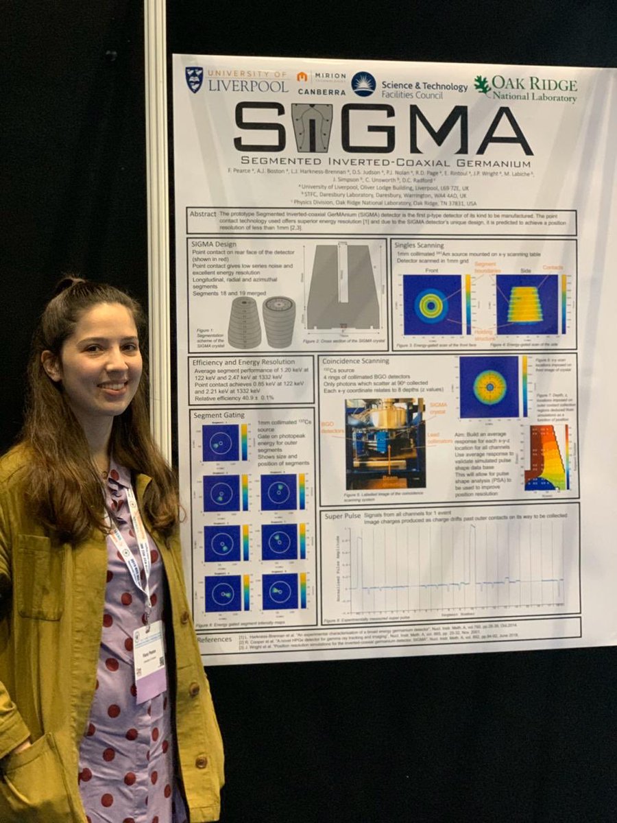 LivWiPhys's tweet photo. Fiona Pearce presented her work on SIGMA at the IEEE conference earlier this week #IEEE2019 https://t.co/AN34sg6LOC