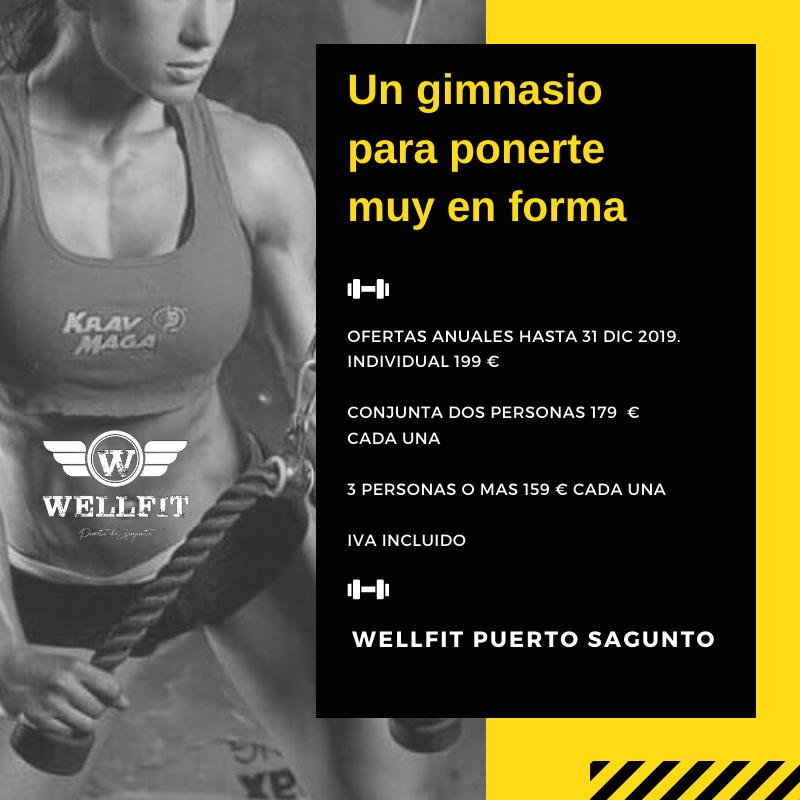 WellFitPuerto's tweet photo. No dejes pasar la oferta de #WellFitPuertoSagunto para inscripciones conjuntas.
Ponte #MuyEnForma
#GimnasioPuertoSagunto #Fitness #Musculación #TRX y multitud de actividades más en un gimnasio con más de 3.000 m2. https://t.co/J0BMo2Q3AJ