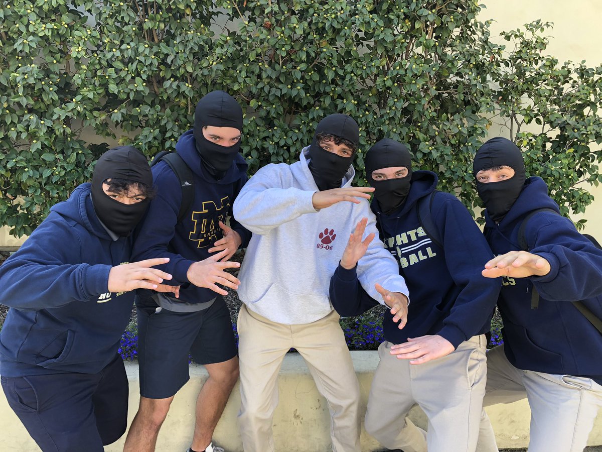 Real_Scarecrow's tweet photo. Block a kick in a game, get a ninja mask. #NDJV #missionleaguechamps https://t.co/FmD0Wk14tX