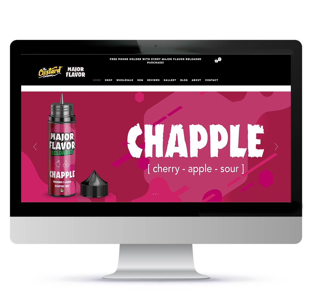 Our website has had an upgrade! Head there now to shop our brand new Major Flavor Reloaded range and grab yourself a complimentary gift!