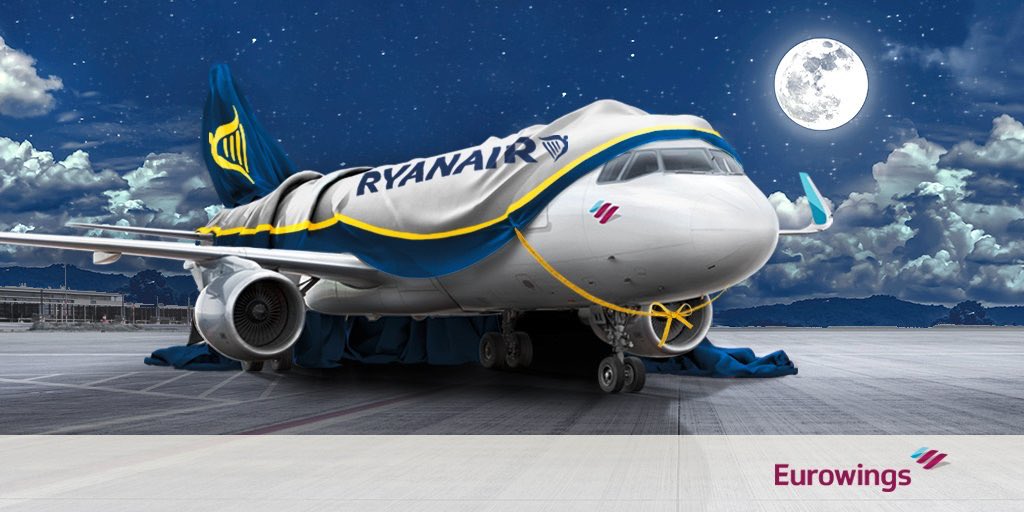 airplusnews's tweet photo. 🇩🇪 Le meilleur déguisement pour Halloween revient à ... @eurowings !
#halloween2019 #CMauTop https://t.co/xyl8mn5V5D