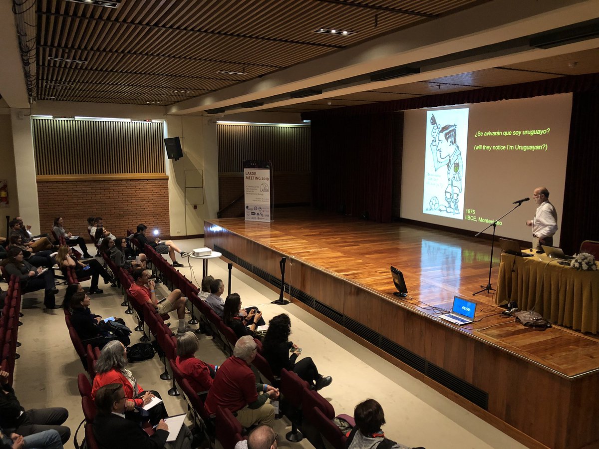 Planaria1's tweet photo. And the closing presentation for the Xth @LASDB_DevBiol meeting: Claudio Stern @ucl
His topic? Regulation of embryonic development and twinning in vertebrates
@___SDB___ #LASDB19 https://t.co/o6Wr5lXIWD