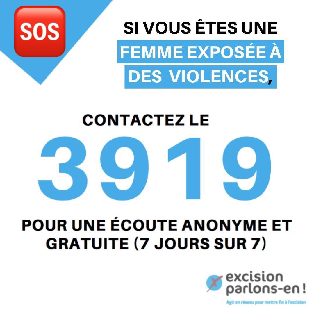 excisionparlons's tweet image. Merci pour votre message et votre rappel qui sont nécessaires et importants 🙏🏽🙏🏾🙏🏻🙏🏾

Si vous êtes une femme exposée à des violences, contactez le 3⃣9⃣1⃣9⃣, pour une écoute anonyme et gratuite (7 jours sur 7)
#AlerteExcision #Excisionparlonsen #Excision #EndFGM