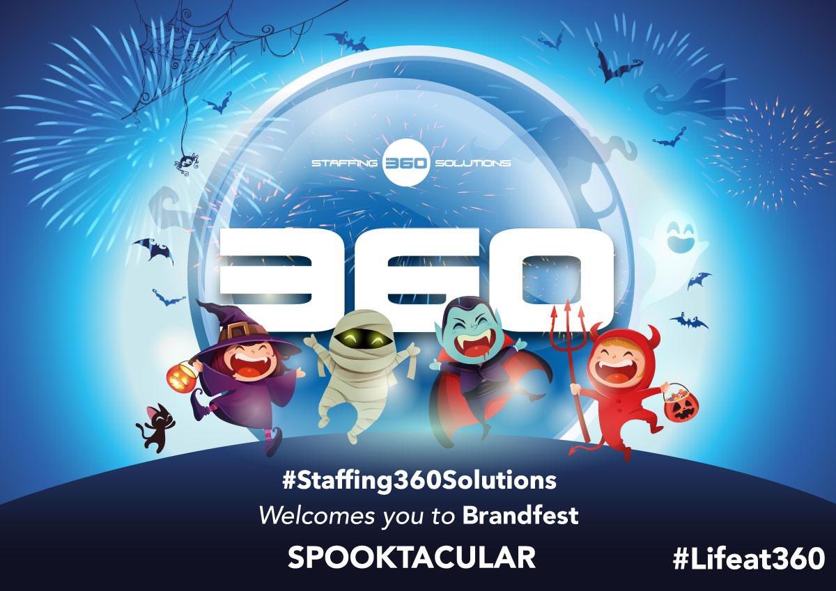 Staffing360's tweet photo. Staffing 360 Solutions does Halloween in style this year. Follow our Hashtag #LifeatS360 to see what type of tricks and treats we had in store for our employees. 

Follow our company feed to see what life at Staffing 360 Solutions is like behind the scenes at our #Spooktacular https://t.co/Sh0L4uYkMb